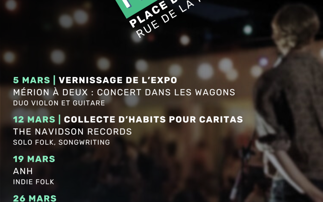 MARS : CONCERTS AU SEQUOIA